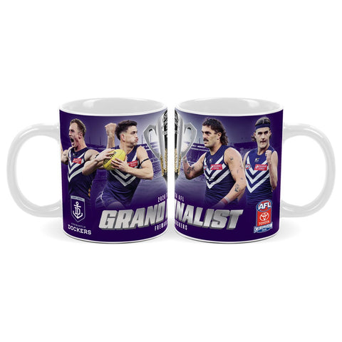 Fremantle Dockers AFL 2026 Finalist Players Mug Patrick Voss, Luke Jackson, Murphy Reid, Josh Treacy