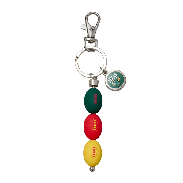 Tasmania Devils 3 Ball Charm Keyring