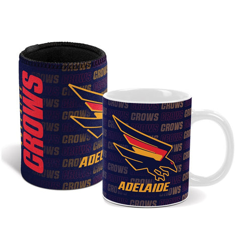 Adelaide Crows AFL Mug and Can Cooler