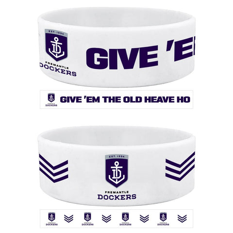 Fremantle Dockers Set of 2 Supporter Wristbands