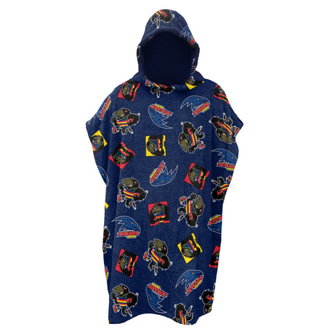 Adelaide Crows Kids Youth Hooded Beach Towel