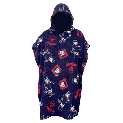 Melbourne Demons Kids Youth Hooded Beach Towel