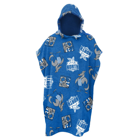 North Melbourne Kangaroos Kids Youth Hooded Beach Towel