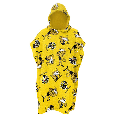 Richmond Tigers Kids Youth Hooded Beach Towel