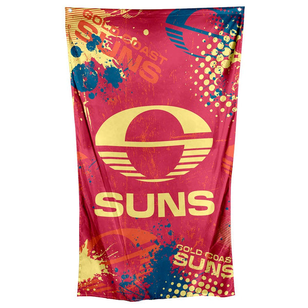 Gold Coast Suns Large Wall Cape Flag