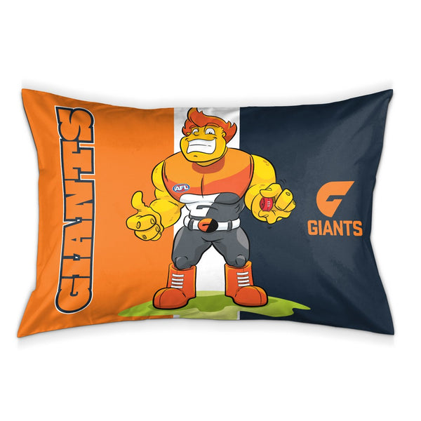 Greater Western Sydney GWS Giants Mascot Pillow Case