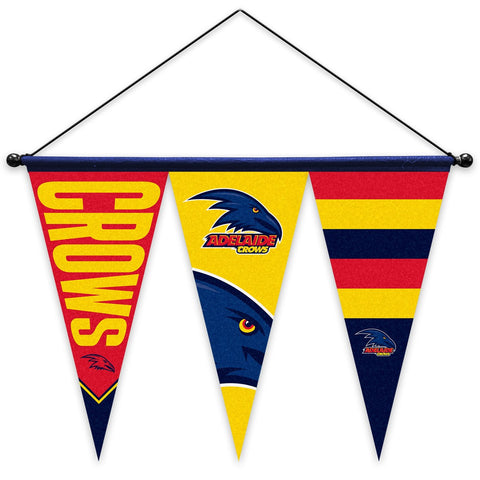 Adelaide Crows Set of 3 Felt Wall Pennant