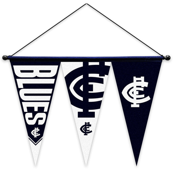 Carlton Blues Set of 3 Felt Wall Pennant