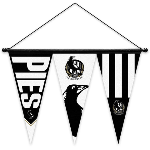 Collingwood Magpies Set of 3 Felt Wall Pennant