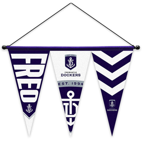 Fremantle Dockers Set of 3 Felt Wall Pennant