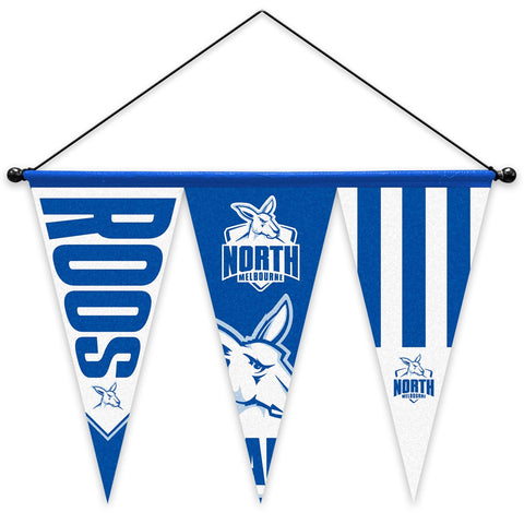 North Melbourne Kangaroos Set of 3 Felt Wall Pennant