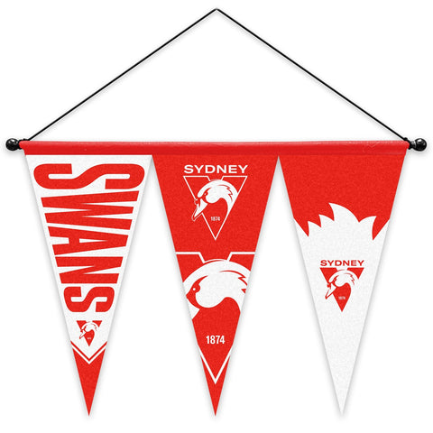 Sydney Swans Set of 3 Felt Wall Pennant