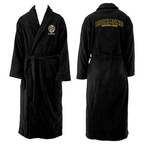 Richmond Tigers Mens Adults Long Sleeve Robe Dressing Gown