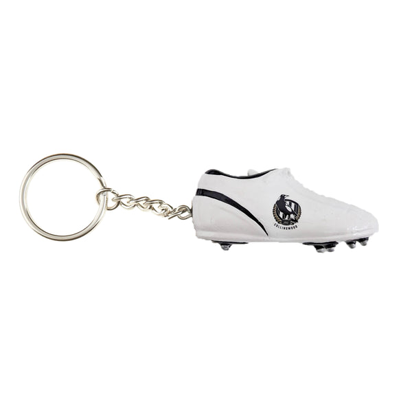 Collingwood Magpies AFL 3D Miniature Footy Boot Keyring