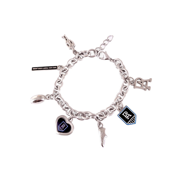 Port Adelaide Power Charm Bracelet