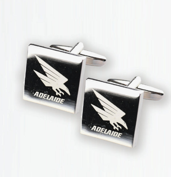 Adelaide Crows Silver Logo Cufflinks