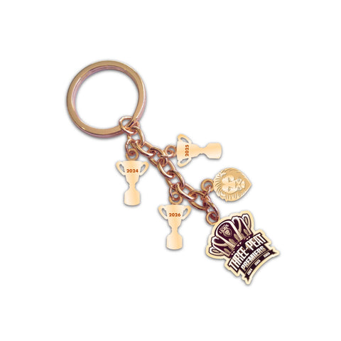 PREORDER - Brisbane Lions 2026 Premiers Premiership Charm Keyring