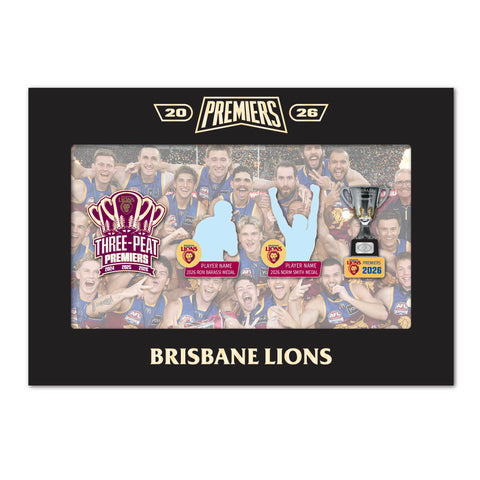 PREORDER - Brisbane Lions 2026 Premiers Premiership Pins Set