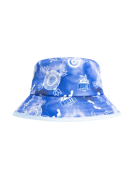 North Melbourne Kangaroos Mens Adults Indigenous Bucket Hat