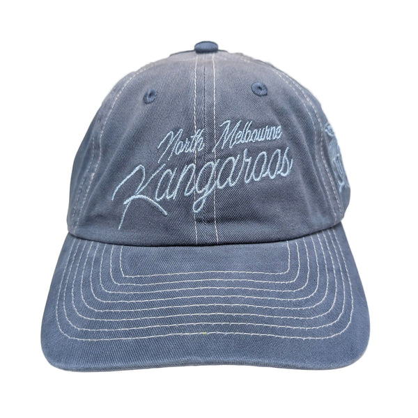 North Melbourne Kangaroos Mens Adults Sunbleached Dad Cap