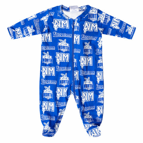 North Melbourne Kangaroos AFL Baby Infant Coverall Romper Onesie