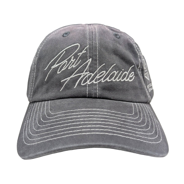 Port Adelaide Power Mens Adults Sunbleached Dad Cap