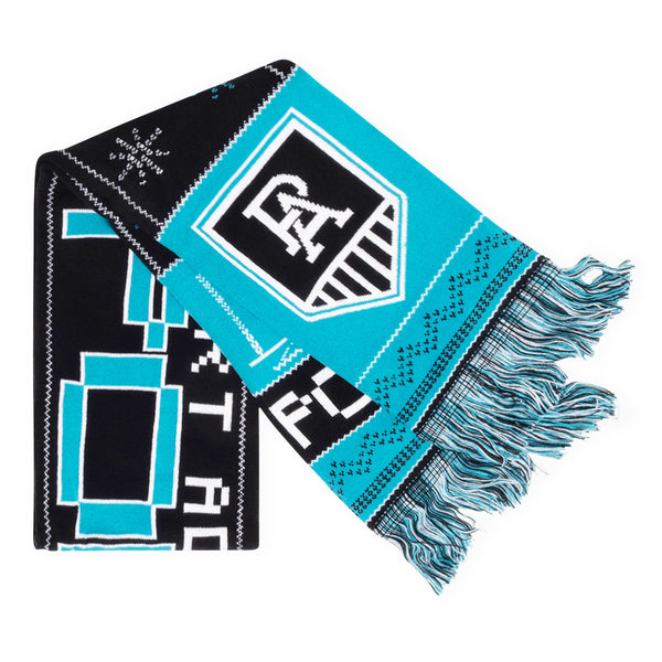 Port Adelaide Power Mens Adults Winter Wonderland Ugly Scarf