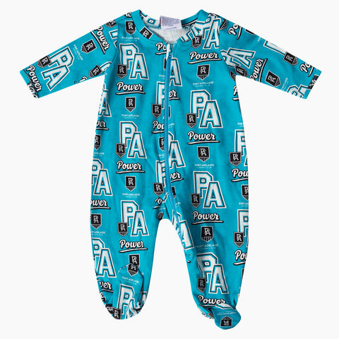 Port Adelaide Power Baby Infant Coverall Romper Onesie