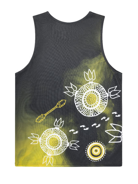 Richmond Tigers Mens Adults Indigenous Training Singlet