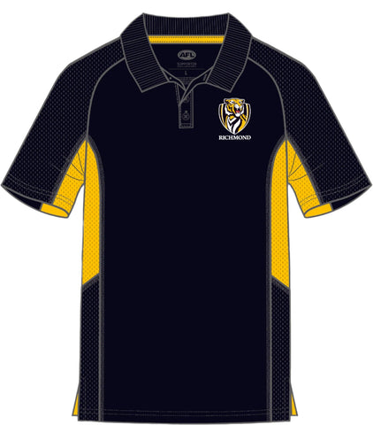 Richmond Tigers Mens Adults Active Polo Shirt