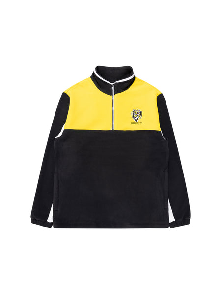 Richmond Tigers Mens Adults Team Quarter Zip Polar Fleece