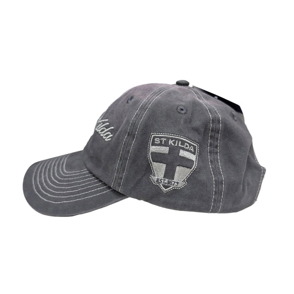 St Kilda Saints Mens Adults Sunbleached Dad Cap