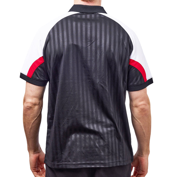 St Kilda Saints AFL Mens Shaped Panel Poly Polo Shirt