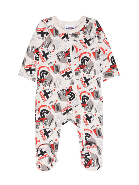 St Kilda Saints Babies Infants Go Team Romper Onesie