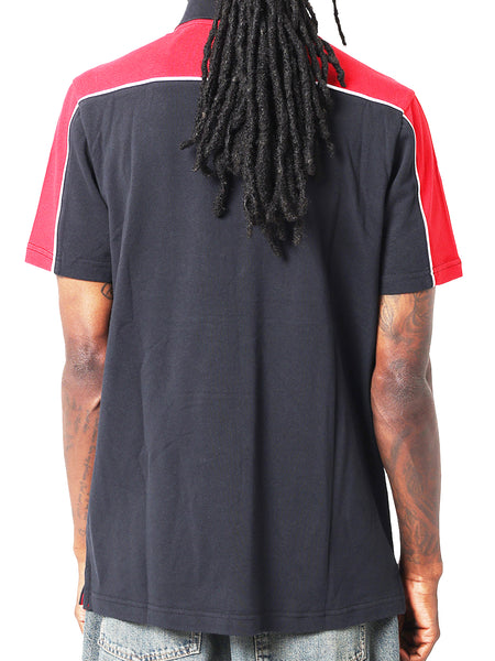 St Kilda Saints Mens Adults Multi Logo Cotton Polo Shirt