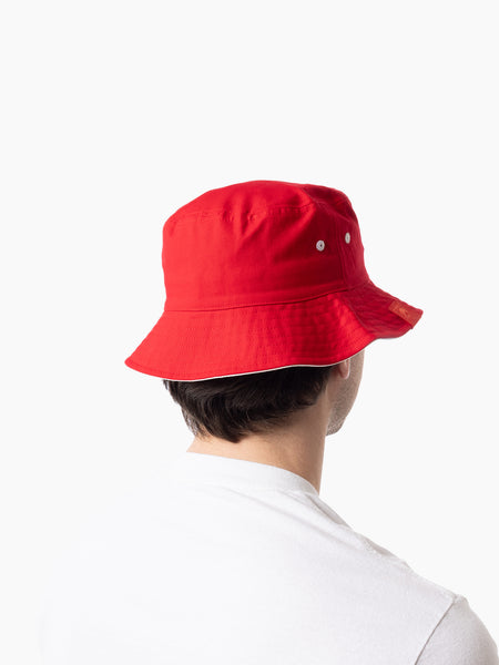 Sydney Swans Mens Adults Letter Graphic Bucket Hat