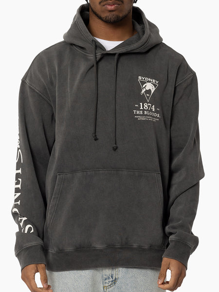Sydney Swans Mens Adults Acid Wash Hoodie