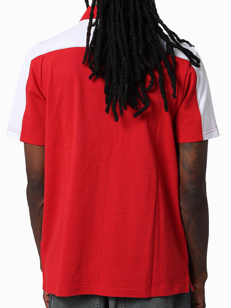 Sydney Swans Mens Adults Multi Logo Cotton Polo Shirt