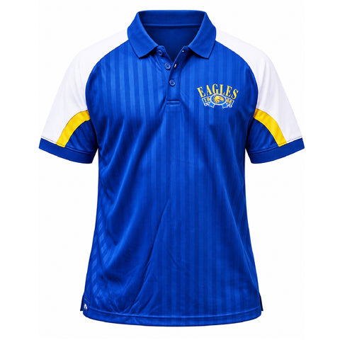 West Coast Eagles AFL Mens Shaped Panel Poly Polo Shirt