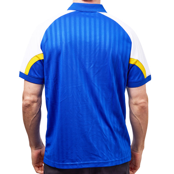 West Coast Eagles AFL Mens Shaped Panel Poly Polo Shirt