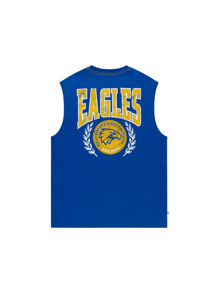 West Coast Eagles Mens Adults Arch Graphic Tank Top