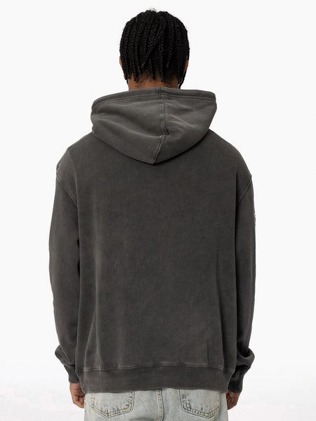 West Coast Eagles Mens Adults Acid Wash Hoodie