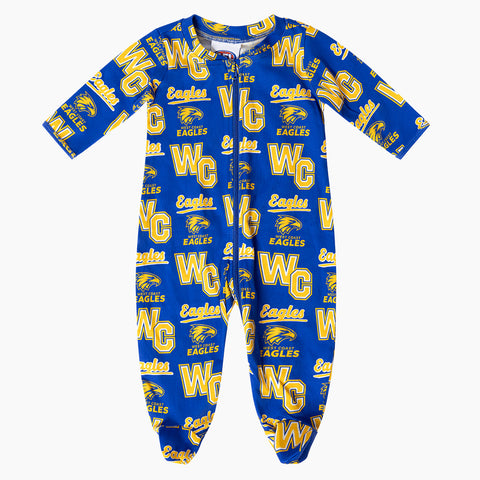 West Coast Eagles AFL Baby Infant Coverall Romper Onesie