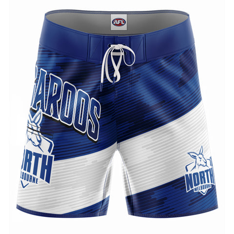 North Melbourne Kangaroos Mens Adults Barrel Boardies Board Shorts