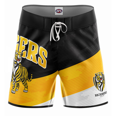 Richmond Tigers Youth Kids Barrel Boardies Boardshorts