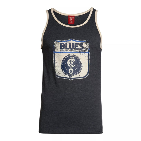 Carlton Blues Mens Retro Singlet