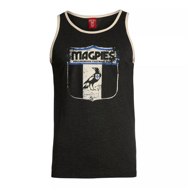 Collingwood Magpies Mens Retro Singlet