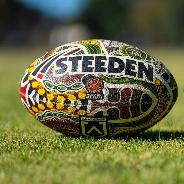 Steeden NRL Indigenous All Stars Supporter Football Rugby League Ball