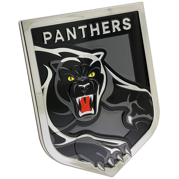 Penrith Panthers NRL 3D Peel-N-Stick Chrome Car Badge