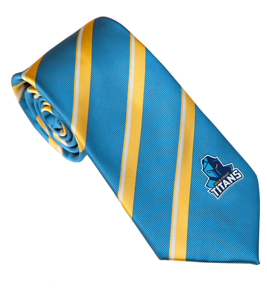 Gold Coast Titans NRL Embroided Logo Neck Tie